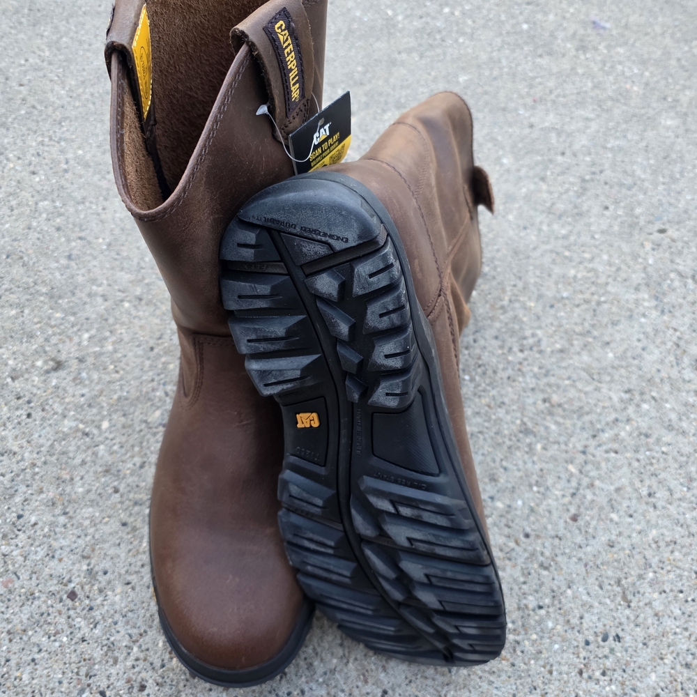 Caterpillar Men's Brown Leather  Size 11 Boots - Picture 12 of 14